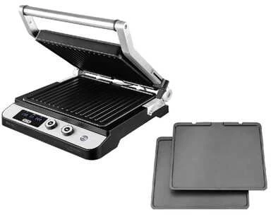 Elektrinis grilius ECG KG 1000 Gourmet, Pilkos spalvos