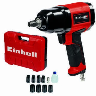 Pneumatinis Veržliasukis - Einhell TC-PW 340 340 N⋅m 7500 RPM Juodas, Raudonas