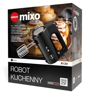 Plakiklis ELDOM R120 MIXO Kitchen Machine juodas