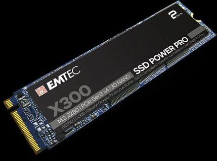 „Emtec SSD M2 NVMe PCIe 3 X300 2TB Power Pro“