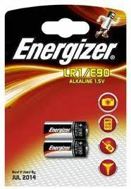 Energizer LR1 E90 baterijos pakuotėje
