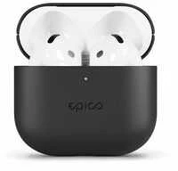 Epico Leather dėklas Airpods 4 - Juodas