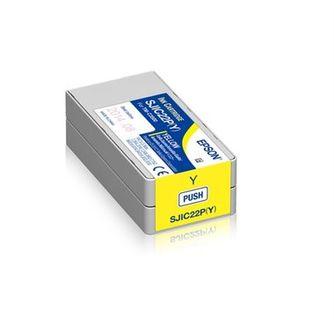 Epson SJIC22P(Y) rašalo kasetė 1 vnt Originalus Geltona