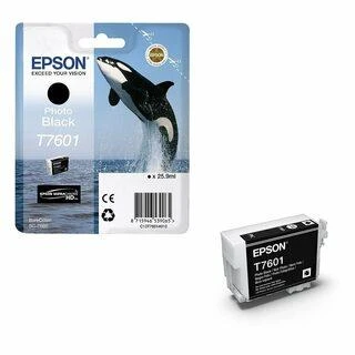 Epson T7601 | Ink Cartridge | Juodas