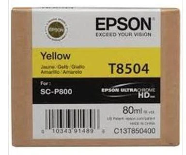 Epson T8504 | Rašalo kasetė | Geltona