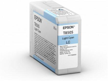 Epson T8505 | Rašalo kasetė | Šviesiai žalsvai mėlyna