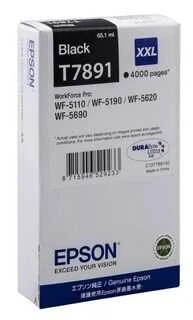Epson T7891 XXL rašalo kasetė, Juodas