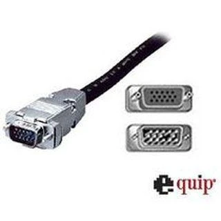 Goobay Equip VGA Kabelis 1920x1080/60Hz Erweit. St/Bu 1.80m juodas Polybeutel