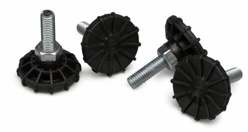 Equip kojos serverių spintoms 4 vnt. 60mm juoda
