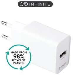 Įkroviklis eStuff Infinite 1x USB-A 18W (ES637006-BULK)