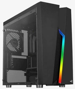 Aerocool Menace Saturn FRGB „Midi Tower“ Juoda