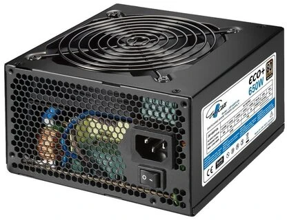 EUROCASE zdroj 650W Eco+, 120mm, 80+ bronza, ATX
