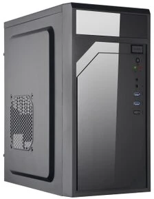 EUROCASE korpusas ML M6-590B, Mini Tower, 1xUSB-C, 2x USB 3.0, 2x garso, juodas