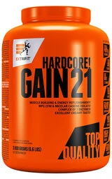 Extrifit Hardcore Gain 21 3000 g – mėlynių skonio
