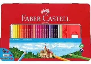 Spalvoti pieštukai Faber-Castell Castle, 48 spalvų