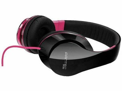Stereo ausinės Fantec SHP-250AJ, Juoda-rožinė