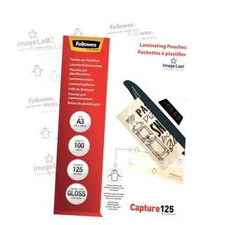 FELLOWES 53075 Laminavimo maišelis 125 303x426 mm - A3 100 vnt.