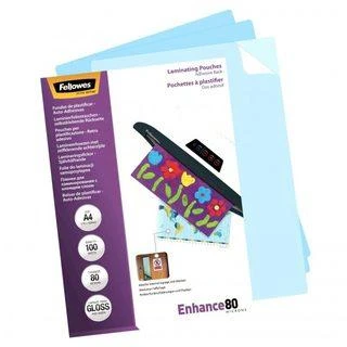 Fellowes LAMINATORIAUS KOMŠELIO KLIJAUS NUGARĖ/A4 80 100 Vnt. 5302202 BIUDŽIAI