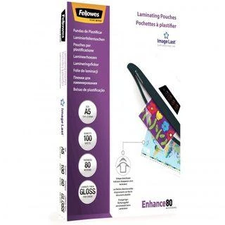Fellowes 80mik blizgūs popieriaus lapai, 100 vnt. (5306002), A5