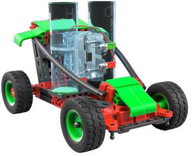 Fischer Technik Fischertechnik fischertechnik H2 kuro elementų automobilis, konstruktorius