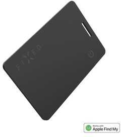 Fixed Smart tracker FIXED Tag Card 2 su funkcija Find My, belaidžiu įkrovimu, juoda