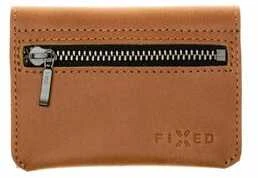 FIXED Tripple Wallet dėklas skirtas AirTag, rudos spalvos