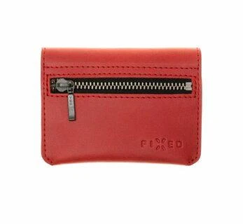 FIXED Tripple Wallet dėklas skirtas AirTag, raudonos spalvos