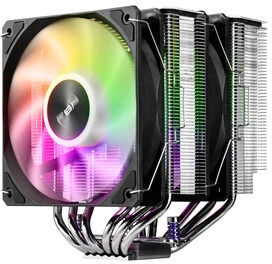 Fortron Aušintuvas procesoriui FSP MP7 DUAL TOWER ARGB PWM LGA1851/1700/120 AM4/AM5 POO00