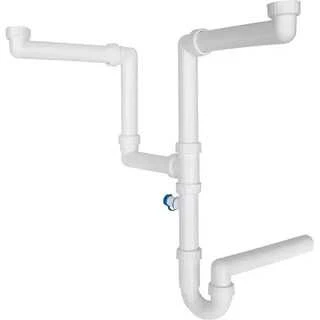 Franke plastikinis kriauklės sifonas, 40 mm, 170–250 mm, baltas, EOL