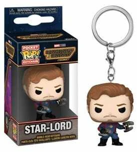 FUNKO POP! Raktų pakabutis: Marvel Guardians Of the Galaxy - Star-Lord, 10 cm