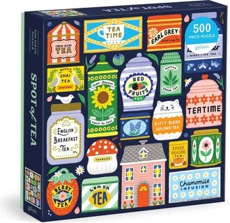 Dėlionė Galison Spot Of Tea 500 Piece Puzzle