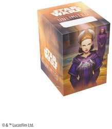 Gamegenic „Star Wars Unlimited“ kortų žaidimas – minkšta dėžė – Palpatine/Padme Amidala