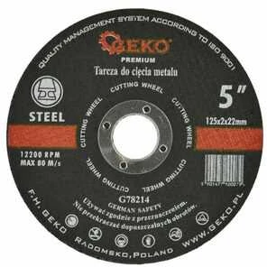 Geko GEKO PREMIUM metalo pjovimo diskas 125x2 Inox (10/50/200)