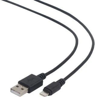 GEMBIRD CC-USB2-AMLM-1M USB duomenų sinchronizavimo ir įkrovimo 8 kontaktų kabelis 1m juodas