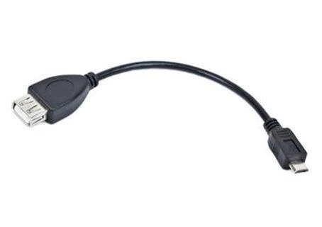 Gembird mUSB B - USB A F laidas, 0.15m,OTG