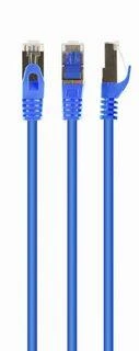 GEMBIRD PP6A-LSZHCU-B-0,5M Gembird patchcord RJ45, kat. 6A,SFTP, LSZH, 0,5m, mėlynas