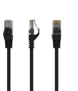 GEMBIRD PP6U-3M/BK Gembird UTP Cat6 Patch laidas, 3 m, juodas