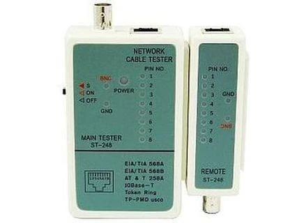 GEMBIRD NCT-1 kabelių testeris RJ-45 & amp; RG-58