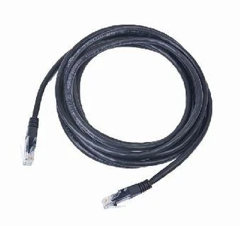 Gembird Cablexpert | Komutacinis laidas | PP12-0.5M/BK | Juodas RJ45 kištukas | RJ45 kištukas