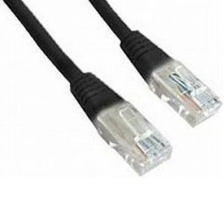 Gembird Cablexpert | PP12-2M kabelis | Juodas RJ-45 | RJ-45