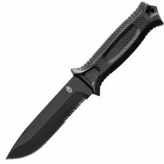 Peilis Gerber Strongarm juodas (dantytais ašmenimis) (1027840)