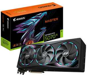 Vaizdo plokštė Gigabyte GeForce RTX 5070 Ti AORUS Master 16 GB GDDR7
