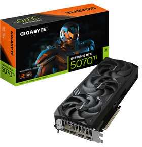 Vaizdo plokštė „Gigabyte GeForce RTX 5070 Ti WINDFORCE OC SFF 16G“ | NVIDIA | 16 GB | „GeForce RTX 5070 Ti“ | HDMI jungčių kiekis: 1 | PCI-E 5.0