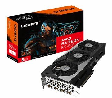 Vaizdo plokštė GIGABYTE Radeon RX7600 GAMING OC 8GB GDDR6 2xHDMI 2xDP