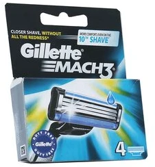 Gillette Mach3 (4vnt.)