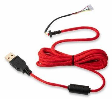 Glorious Pelės kabelis Ascended Cable V2 - Crimson Red