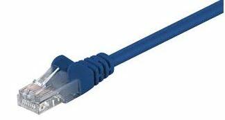 Goobay | CAT 5e jungiamasis kabelis, U/UTP | 68345 | Mėlyna RJ45 kištukas (8P8C) | RJ45 kištukas (8P8C)