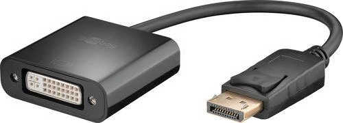 Goobay 69873 DisplayPort/DVI-D adapterio kabelis 1.2, padengtas nikeliu | Goobay | DP į DVI-D