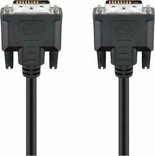 „Goobay“ | DVI-D „FullHD“ kabelis „Dual Link“, nikeliuotas | DVI-D kištukas „Dual-Link“ (24+1 kontaktas) | DVI-D kištukas „Dual-Link“ (24+1 kontaktas) | DVI į DVI | 1,8 m
