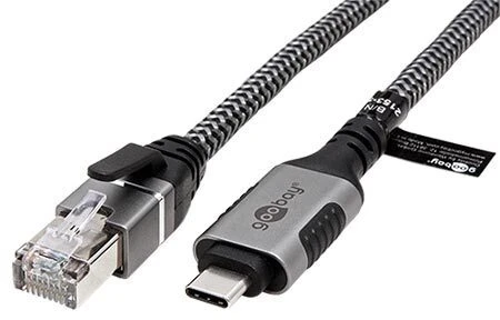 Kabelis USB Goobay Kabelis Ethernet USB-C do RJ45, 3 m